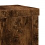 Plant stands 2 units smoked oak wood 15x15x20 cm by , Pot stands - Ref: Foro24-852892, Price: 26,99 €, Discount: %