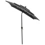 3-tier parasol with anthracite aluminum pole 2x2 m by vidaXL, Umbrellas - Ref: Foro24-313846, Price: 57,92 €, Discount: %