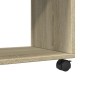 Armario con ruedas madera ingeniería roble Sonoma 72x33x42,5 cm de , Mesas auxiliares - Ref: Foro24-853139, Precio: 39,77 €, ...