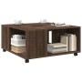 Engineered wood brown oak coffee table 80x80x40 cm by , Coffee table - Ref: Foro24-853179, Price: 82,99 €, Discount: %