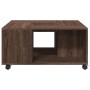 Mesa de centro madera de ingeniería marrón roble 80x80x40 cm de , Mesas de centro - Ref: Foro24-853179, Precio: 82,35 €, Desc...