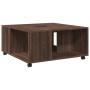 Engineered wood brown oak coffee table 80x80x40 cm by , Coffee table - Ref: Foro24-853179, Price: 82,99 €, Discount: %