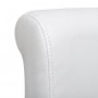 Sillas de comedor 2 unidades cuero sintético blanco de vidaXL, Sillas de comedor - Ref: Foro24-241728, Precio: 115,37 €, Desc...