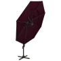 4-level umbrella with a 3x3 m burgundy aluminum pole by vidaXL, Umbrellas - Ref: Foro24-313832, Price: 158,75 €, Discount: %