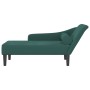 Tagesbettsofa mit dunkelgrünen Samtkissen von , Tagesbetten - Ref: Foro24-4007590, Preis: 143,59 €, Rabatt: %