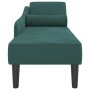 Sofá diván con cojines terciopelo verde oscuro de , Divanes - Ref: Foro24-4007590, Precio: 152,42 €, Descuento: %