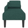 Chaiselongue-Sofa mit dunkelgrünen Kissen von , Tagesbetten - Ref: Foro24-4007600, Preis: 145,28 €, Rabatt: %