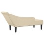 Daybed sofa with cream fabric cushions by , Daybeds - Ref: Foro24-4007602, Price: 134,88 €, Discount: %