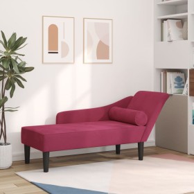 Sofa with red velvet cushions by , Daybeds - Ref: Foro24-4007592, Price: 124,99 €, Discount: %