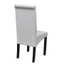 Sillas de comedor 2 unidades cuero sintético blanco de vidaXL, Sillas de comedor - Ref: Foro24-241728, Precio: 115,37 €, Desc...