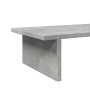 Soporte de pantalla madera ingeniería gris hormigón 100x27x15cm de , Bases y elevadores para ordenadores - Ref: Foro24-854709...