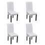 Sillas de comedor 4 unidades cuero sintético blanco de vidaXL, Sillas de comedor - Ref: Foro24-241729, Precio: 285,06 €, Desc...