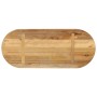 Oval solid mango wood rough table top 80x40x3.8 cm by , Table tops - Ref: Foro24-370112, Price: 52,77 €, Discount: %