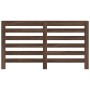 Engineered wood radiator cover in brown oak, 149x20x82cm by , Accessories for heating radiators - Ref: Foro24-852705, Price: ...