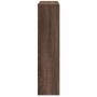 Engineered wood radiator cover in brown oak, 149x20x82cm by , Accessories for heating radiators - Ref: Foro24-852705, Price: ...