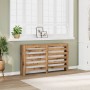 Handcrafted oak wood radiator cover 149x20x82 cm by , Accessories for heating radiators - Ref: Foro24-852707, Price: 69,76 €,...