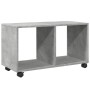 Armario con ruedas madera ingeniería gris hormigón 72x33x42,5cm de , Mesas auxiliares - Ref: Foro24-853140, Precio: 40,72 €, ...