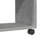 Armario con ruedas madera ingeniería gris hormigón 72x33x42,5cm de , Mesas auxiliares - Ref: Foro24-853140, Precio: 40,72 €, ...