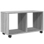 Armario con ruedas madera ingeniería gris Sonoma 72x33x42,5 cm de , Mesas auxiliares - Ref: Foro24-853142, Precio: 40,80 €, D...