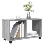 Armario con ruedas madera ingeniería gris Sonoma 72x33x42,5 cm de , Mesas auxiliares - Ref: Foro24-853142, Precio: 40,80 €, D...