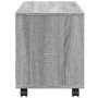 Armario con ruedas madera ingeniería gris Sonoma 72x33x42,5 cm de , Mesas auxiliares - Ref: Foro24-853142, Precio: 40,80 €, D...