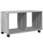 Armario con ruedas madera ingeniería gris Sonoma 72x33x42,5 cm de , Mesas auxiliares - Ref: Foro24-853142, Precio: 40,80 €, D...