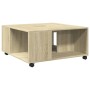 Engineered wood Sonoma oak coffee table 80x80x40 cm by , Coffee table - Ref: Foro24-853175, Price: 80,99 €, Discount: %