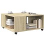 Mesa de centro madera de ingeniería roble Sonoma 80x80x40 cm de , Mesas de centro - Ref: Foro24-853175, Precio: 80,07 €, Desc...