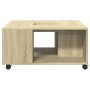 Engineered wood Sonoma oak coffee table 80x80x40 cm by , Coffee table - Ref: Foro24-853175, Price: 80,99 €, Discount: %