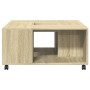 Engineered wood Sonoma oak coffee table 80x80x40 cm by , Coffee table - Ref: Foro24-853175, Price: 80,99 €, Discount: %