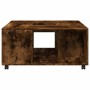 Mesa de centro madera de ingeniería roble ahumado 80x80x40 cm de , Mesas de centro - Ref: Foro24-853177, Precio: 80,99 €, Des...