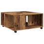 Engineered wood aged color coffee table 80x80x40 cm by , Coffee table - Ref: Foro24-853180, Price: 80,07 €, Discount: %