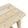 Mesa de picnic para 4 niños agujero para sombrilla madera abeto de , Mesas de jardín - Ref: Foro24-3281613, Precio: 85,61 €, ...