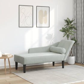 Daybed sofa with light gray velvet cushions by , Daybeds - Ref: Foro24-4007588, Price: 125,94 €, Discount: %