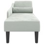 Daybed sofa with light gray velvet cushions by , Daybeds - Ref: Foro24-4007588, Price: 125,99 €, Discount: %