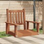 Garden swing chair with brown fir wood and metal chains by , Garden rockers - Ref: Foro24-4008975, Price: 98,24 €, Discount: %