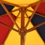 Garden umbrella for children with wooden pole Ø120x140 cm by , Umbrellas - Ref: Foro24-4008989, Price: 30,25 €, Discount: %