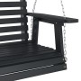 Garden swing bench with brown fir wood and metal chains. by , Garden rockers - Ref: Foro24-4008982, Price: 151,27 €, Discount: %