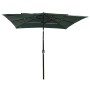 3-tier parasol with green aluminum pole 2.5x2.5 m by vidaXL, Umbrellas - Ref: Foro24-313837, Price: 74,09 €, Discount: %