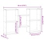 Wandregal aus weißem Ingenieurholz 96x18x60 cm von , Regale und Regale - Ref: Foro24-853227, Preis: 40,32 €, Rabatt: %