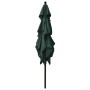 3-tier parasol with green aluminum pole 2.5x2.5 m by vidaXL, Umbrellas - Ref: Foro24-313837, Price: 74,09 €, Discount: %