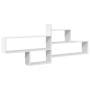 Estantería de pared madera ingeniería blanca 167,5x18x68 cm de , Estantes y estanterías - Ref: Foro24-853317, Precio: 46,57 €...