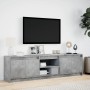 LED TV stand in gray concrete engineered wood 180x34x50 cm by , TV Furniture - Ref: Foro24-3307915, Price: 147,32 €, Discount: %