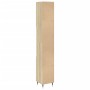 Armario de baño madera contrachapada roble Sonoma 30x30x190 cm de , Muebles de baño - Ref: Foro24-849667, Precio: 87,59 €, De...