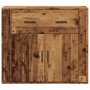 Aparador madera de ingeniería madera envejecida 80x33x70 cm de , Aparadores - Ref: Foro24-857075, Precio: 88,91 €, Descuento: %