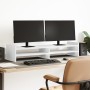 Soporte de monitor madera maciza de pino blanco 100x27x20 cm de , Bases y elevadores para ordenadores - Ref: Foro24-854787, P...