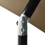 3-tier parasol with taupe gray aluminum pole 2 m by vidaXL, Umbrellas - Ref: Foro24-313855, Price: 61,73 €, Discount: %