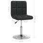 Silla de comedor cuero sintético negra de , Sillas de comedor - Ref: Foro24-3087439, Precio: 85,63 €, Descuento: %