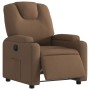 Sillón reclinable eléctrico de tela marrón de , Sillones - Ref: Foro24-3204348, Precio: 251,45 €, Descuento: %