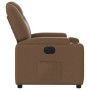 Sillón reclinable eléctrico de tela marrón de , Sillones - Ref: Foro24-3204348, Precio: 251,45 €, Descuento: %